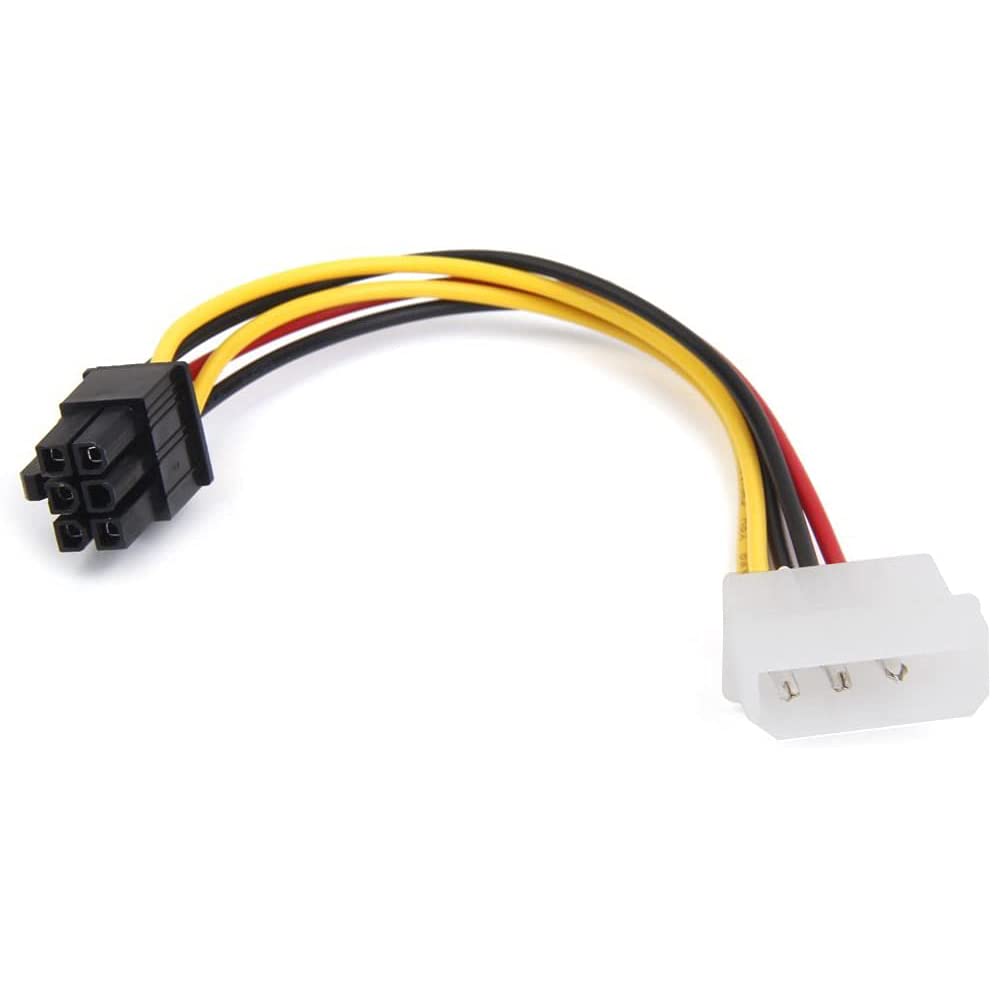 GW10123 4-Pin Molex to Wire Cable, 6 Inches
