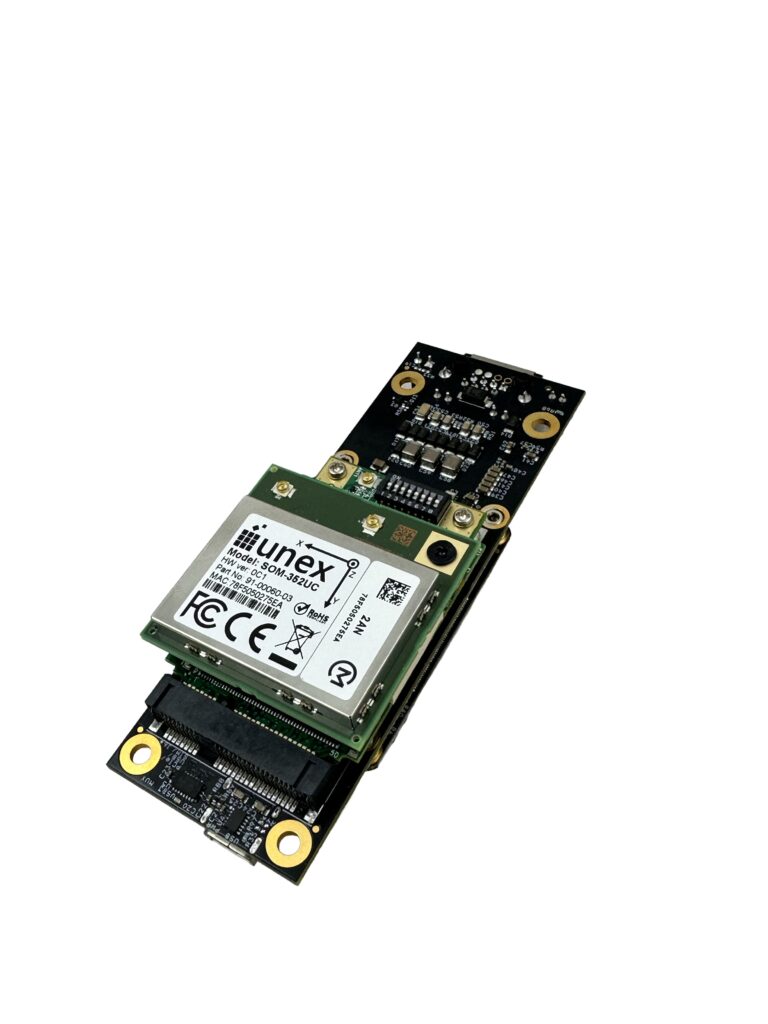 UNEX SOM-352UC on at Gateworks GW7100 SBC