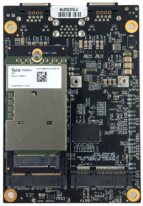 m.2 cellular adapter mounted on sbc with modem